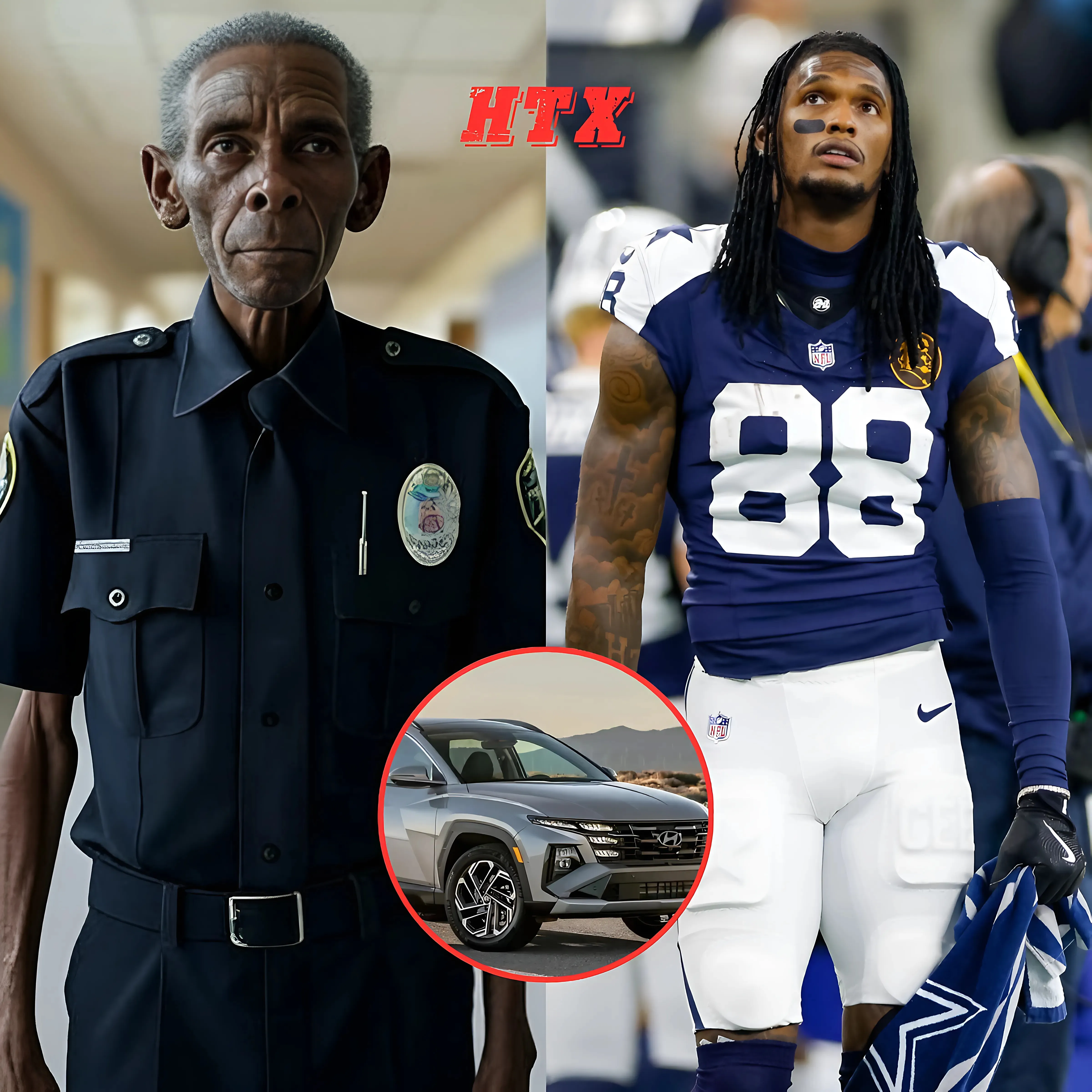 CeeDee Lamb Returns to His Old School to Surprise His High School Janitor with an SUV, What Happens Next Will Make You Cry