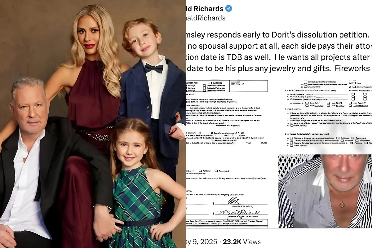 RHOBH’s PK Kemsley Asks Court to Block Dorit From Receiving Alimony as He Fights for Joint Custody of Kids, Plus Find Out If They Had a Prenup and What PK is Requesting in Their Divorce - lulu