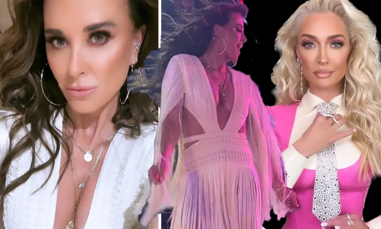 Kyle Richards again DENIES she's ever tried Ozempic but notes how much weight castmate Erika Jayne has lost lately: 'She's way skinnier than me!'