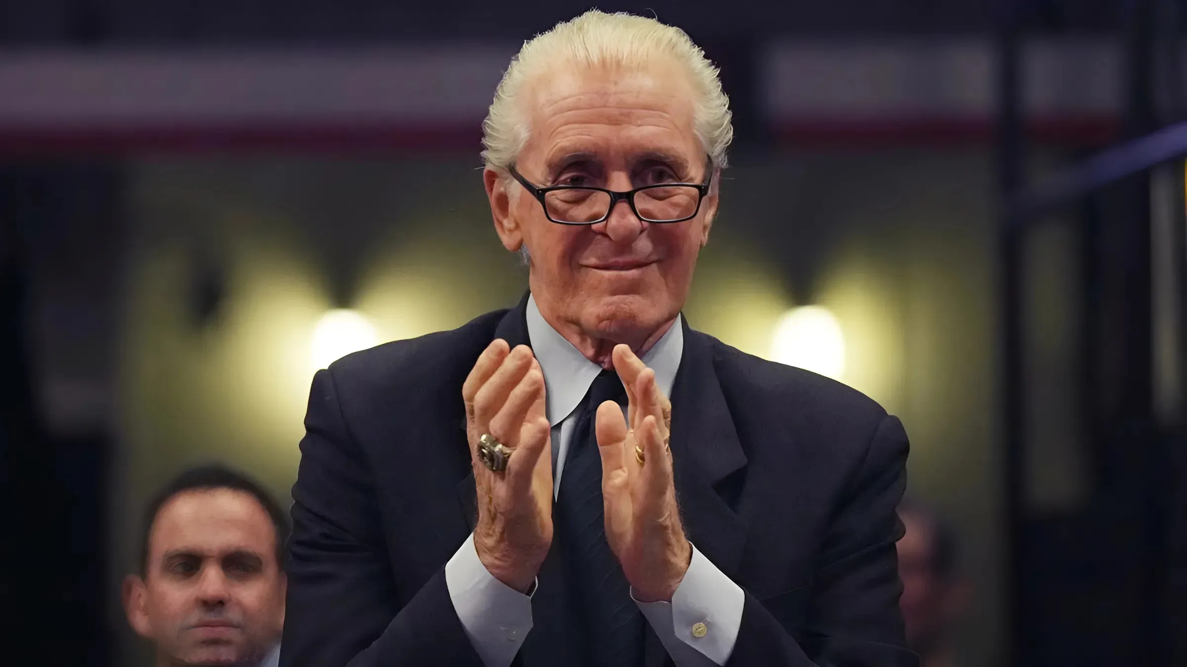 Heat’s Pat Riley sends emotional message to Spurs’ Gregg Popovich