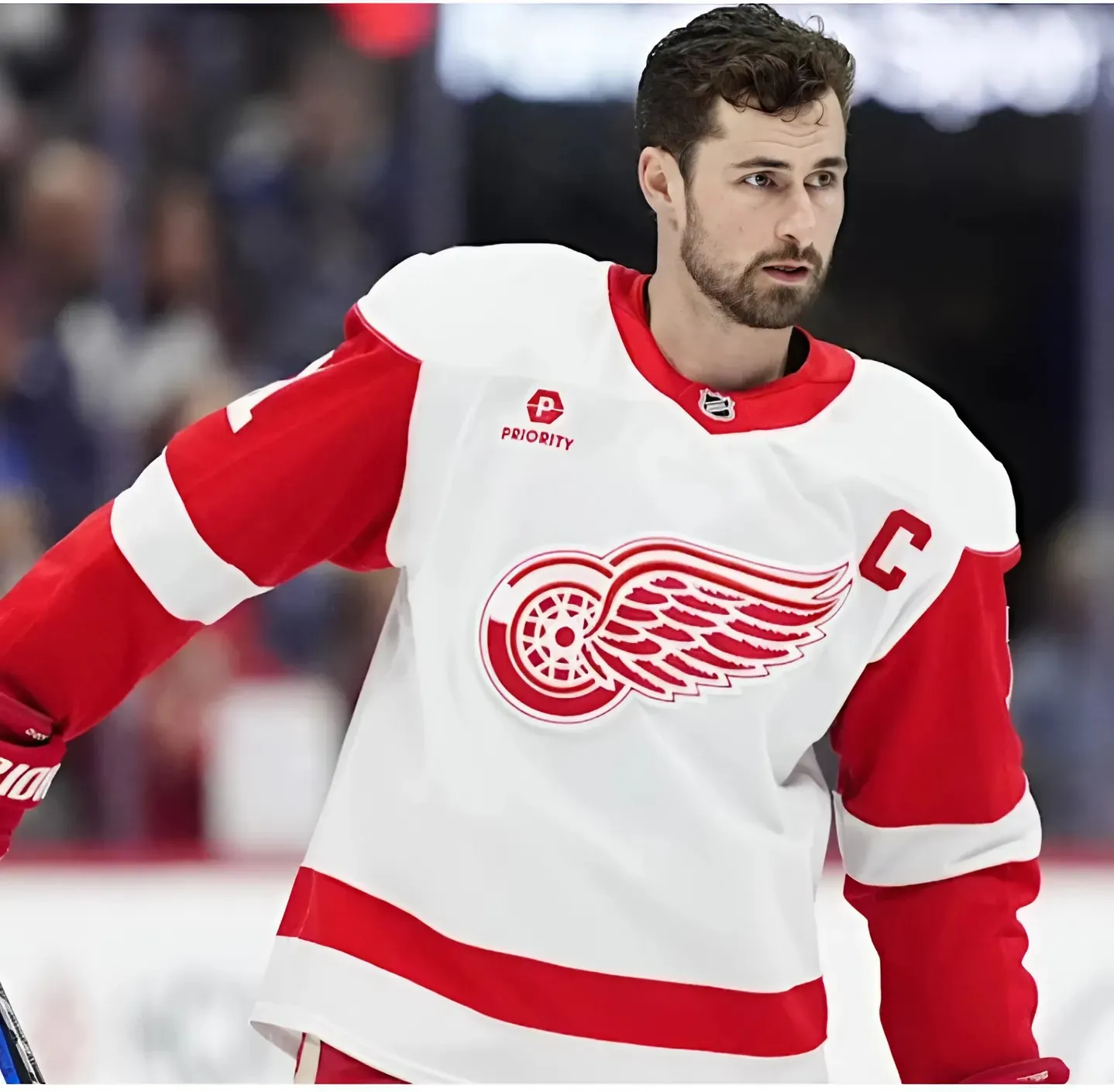 Dylan Larkin had solid numbers but left the Red Wings feeling empty