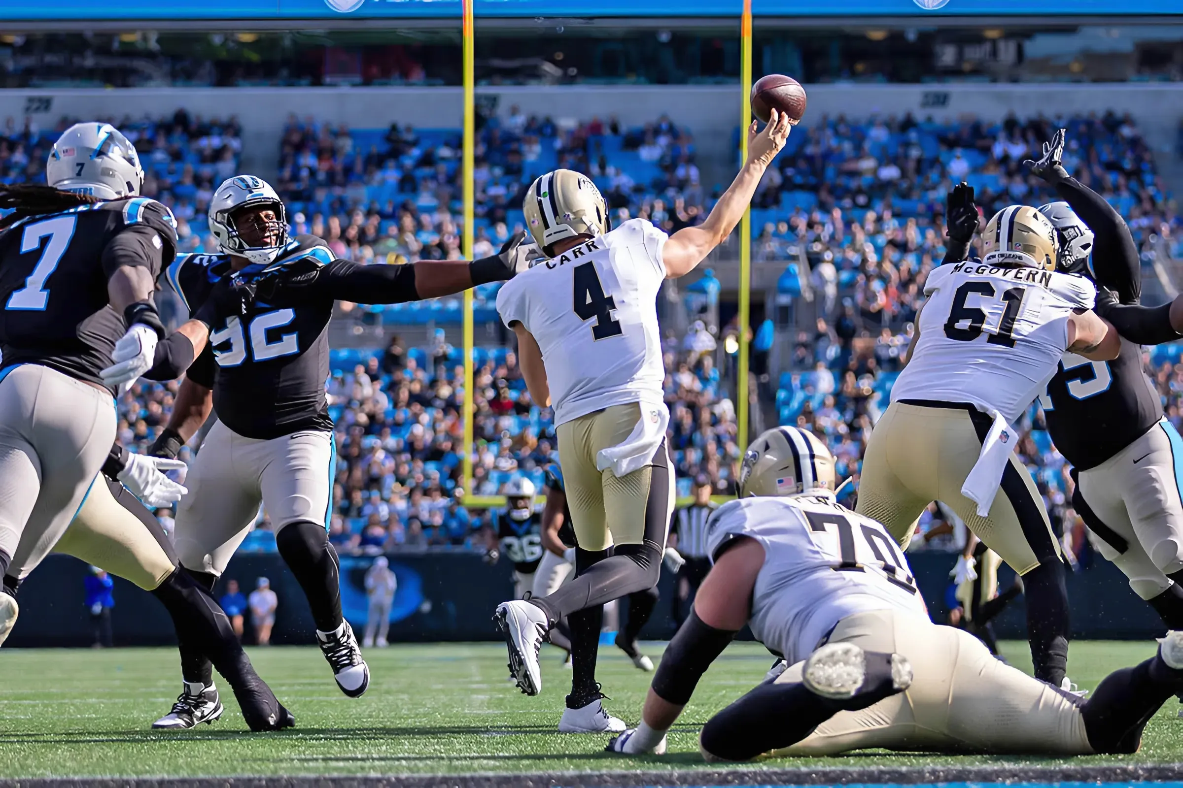 Ex-Lions QB Named Candidate for Saints After Derek Carr’s Retirement