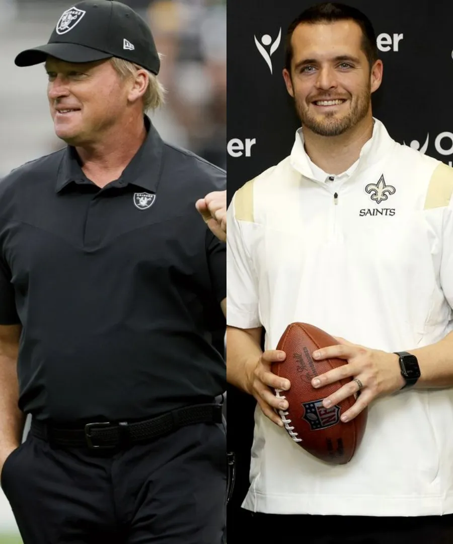 Jon Gruden sends heartfelt retirement message for Saints QB Derek Carr
