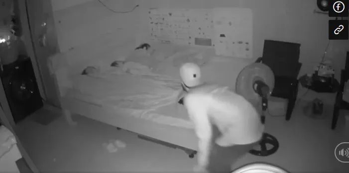 Chồng đi làm ca đêm, vợ và 2 con không ngờ với cảnh tượng xảy ra trong lúc ngủ: 35 giây ám ảnh!