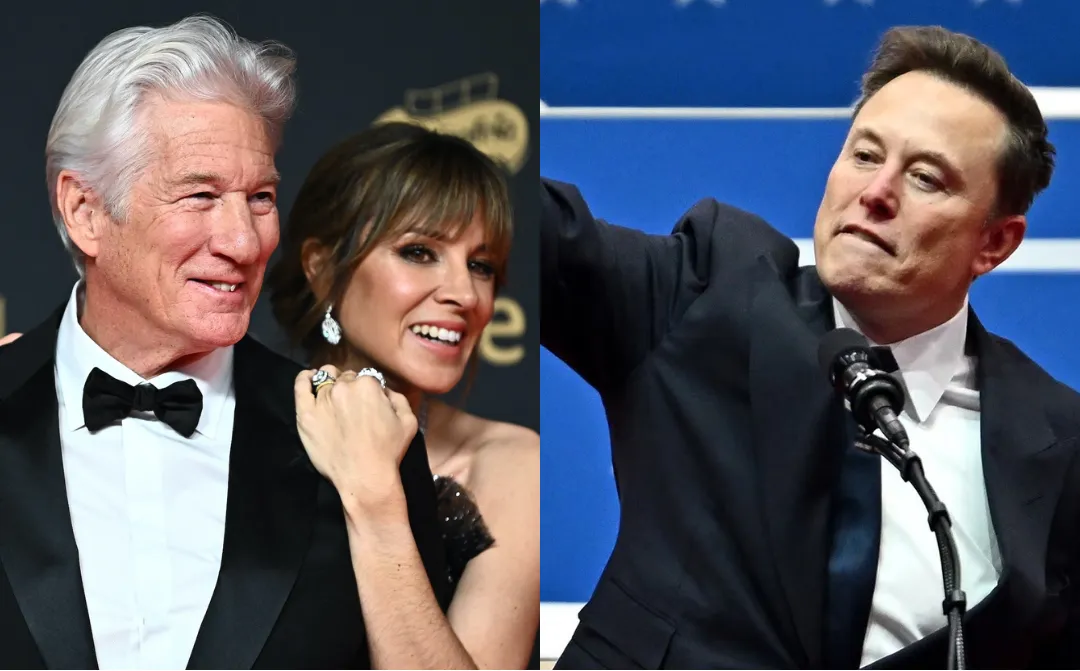 Richard Gere has sold all of his real estate and moved to Spain with his family. He vowed never to return to the United States because he didn't want to breathe the same air as Elon Musk