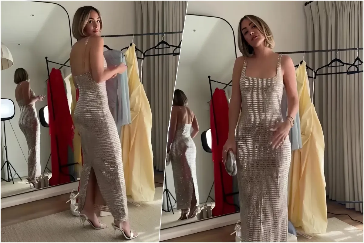 Frankie Bridge is slammed by fans for ‘OTT’ wedding guest dress – as people warn ‘don’t upstage the bride’ ngocc