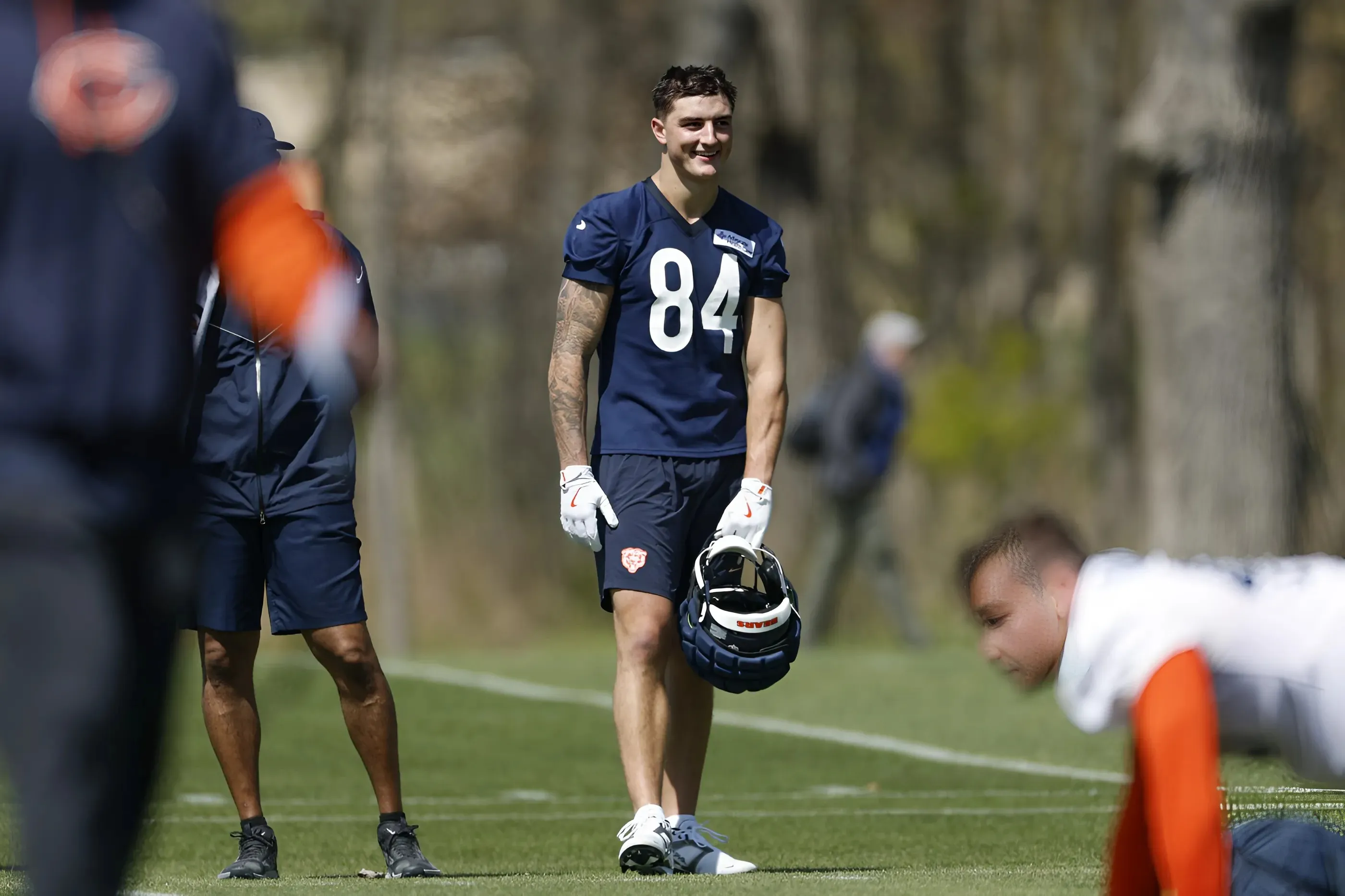 Why Bears TE Colston Loveland won't have trouble sharing reps with Cole Kmet