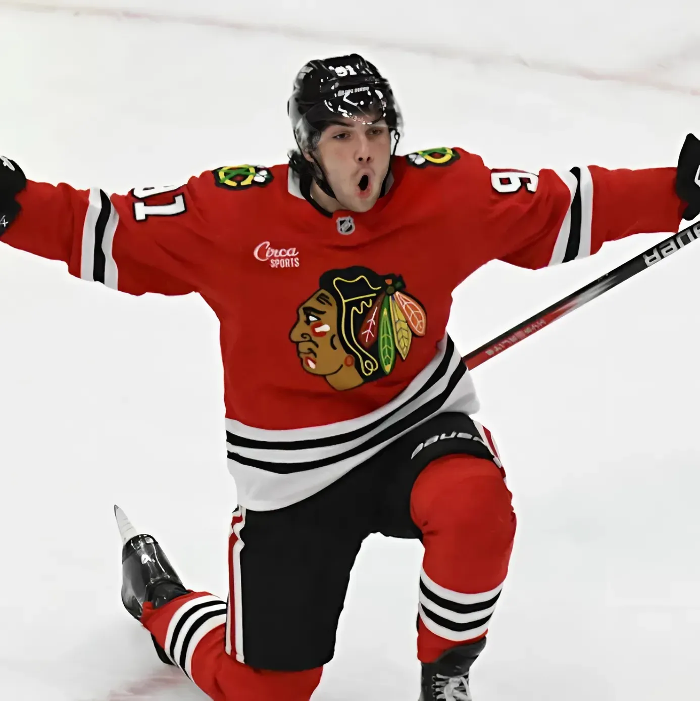 Chicago Blackhawks center Frank Nazar makes an early impact at Hockey World Championships