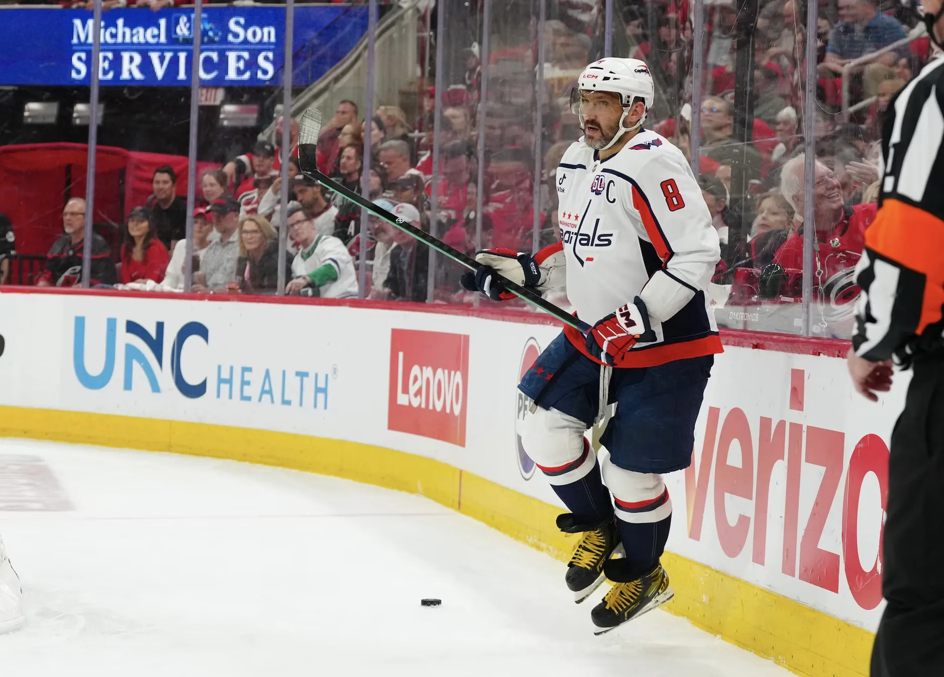 Spencer Carbery on getting Alex Ovechkin more chances after scoreless start to series: ‘[His line has] to really, really work in the offensive zone’