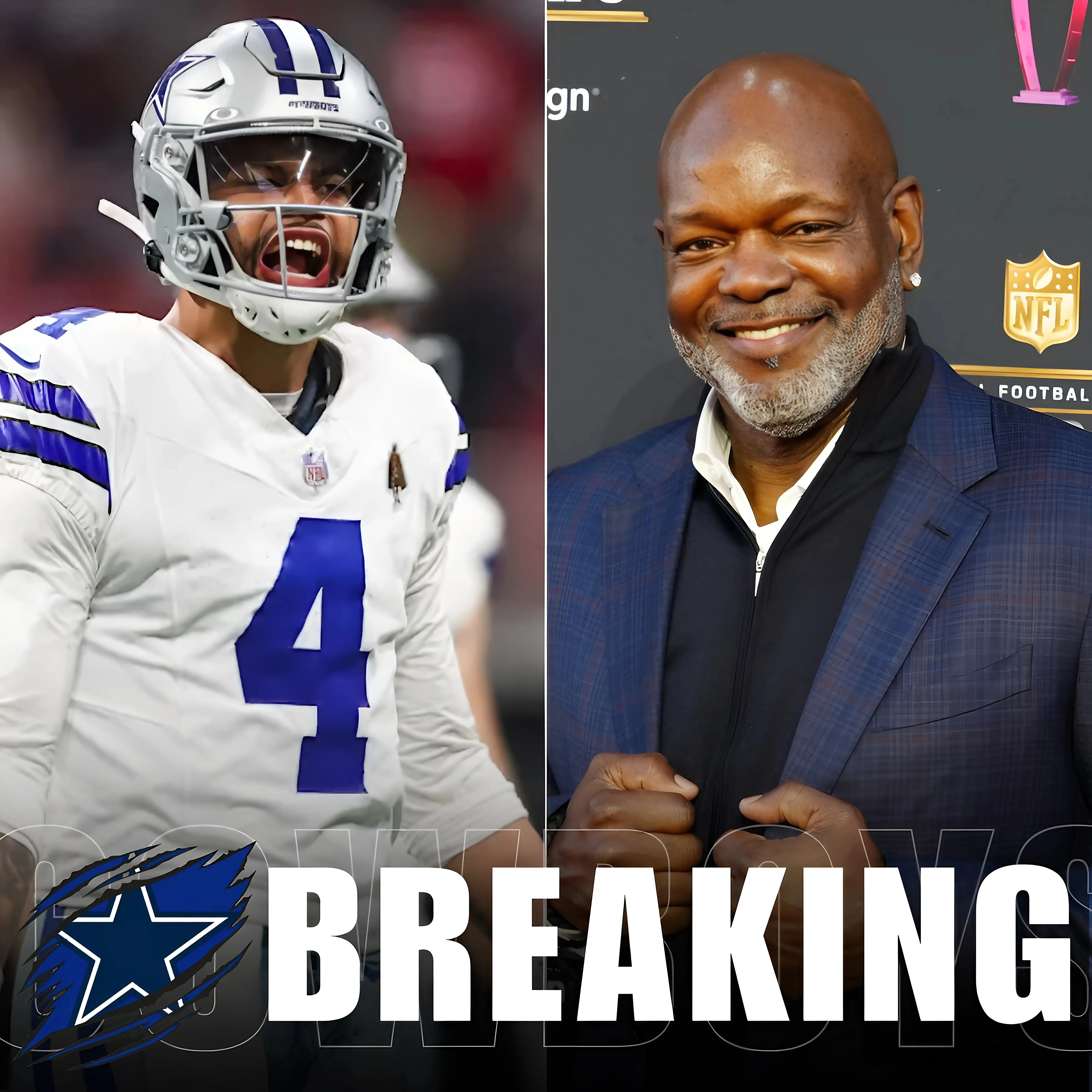 BREAKING NEWS: Emmitt Smith Doesn’t Want Dak Prescott to Stay with Dallas Cowboys: “Cowboys Shouldn’t Let Dak Play Anymore, He’s Not…”