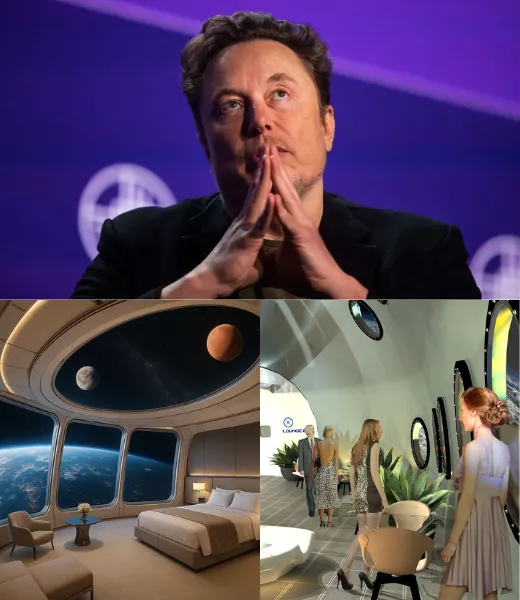 Elon Musk Launches Starbase Hotel: The World's First Space Hotel Charges $100,000,000 a Night