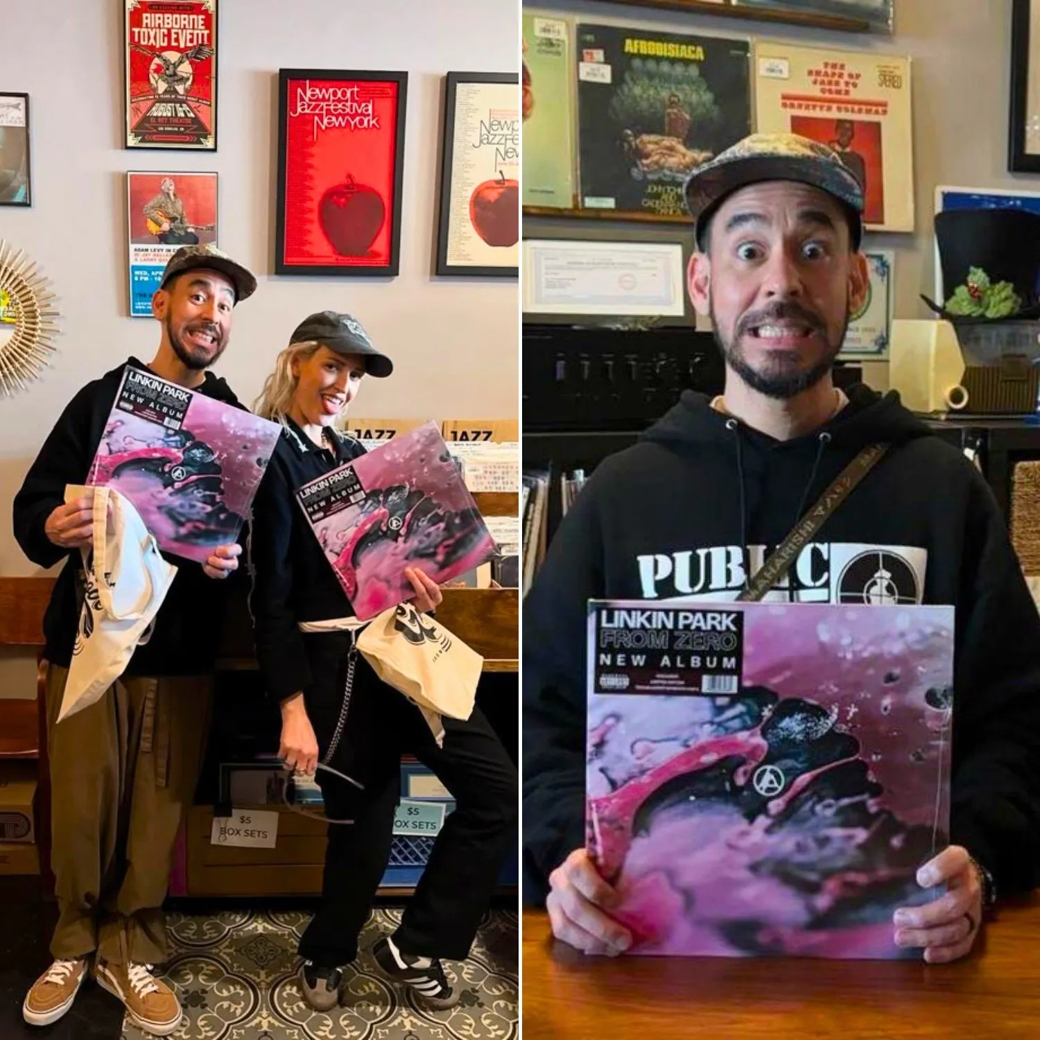 “It’s crazy, thank you so much. It feels unreal, it’s my first time being number one on the charts, so I’m shaking right now,” Mike Shinode said after Linkin Park’s album topped the UK charts🔝