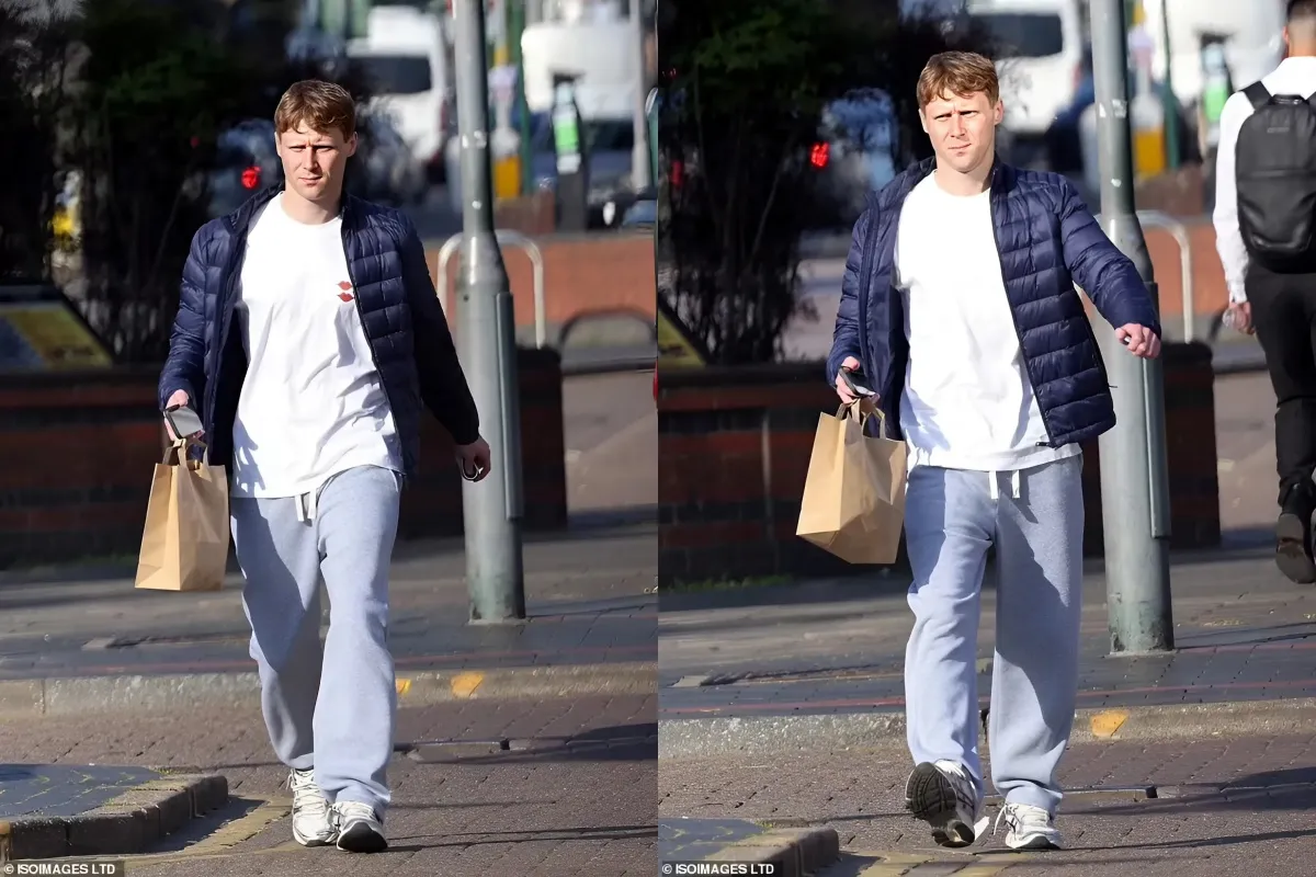 Scandal-hit Jamie Borthwick looks dejected as he makes his way to the BBC amid rumours EastEnders star 'cheated on his two ex lovers with third woman' after s** toy controversy liennhi