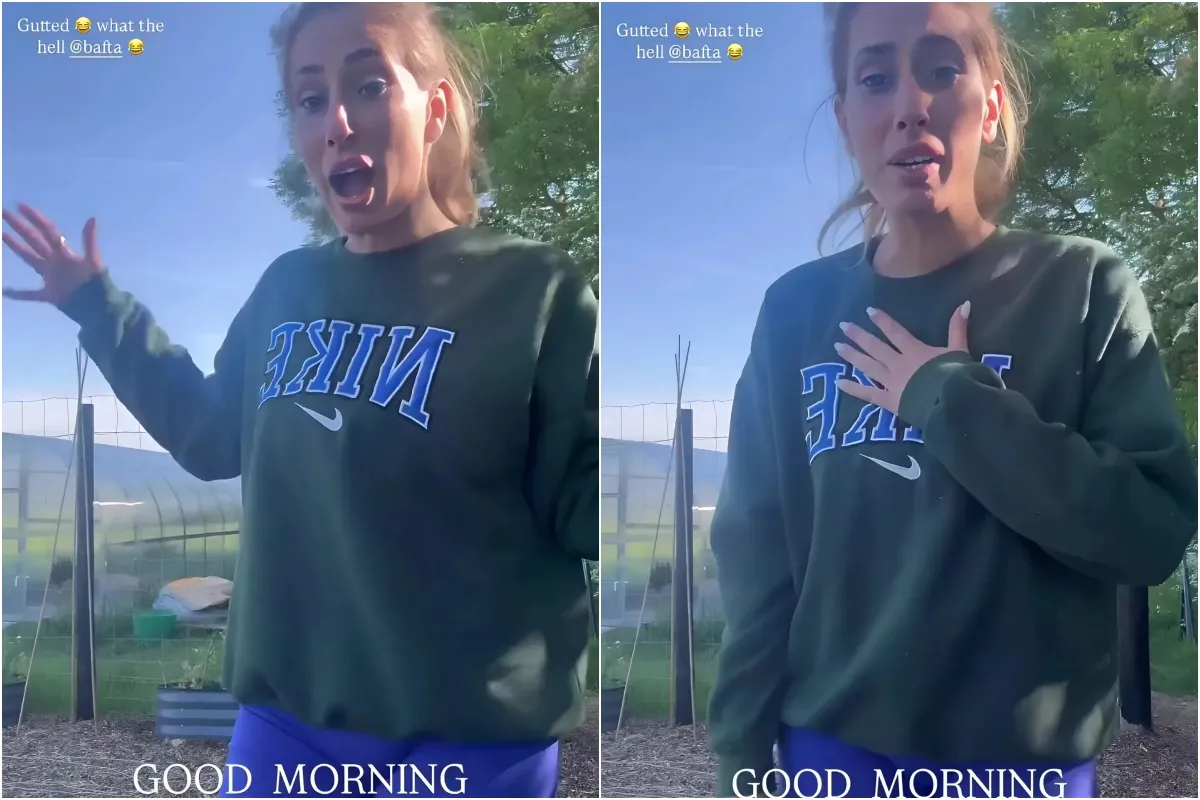 Gutted Stacey Solomon launches into huge rant after failing to win Bafta as she admits ‘upset and d ngocc