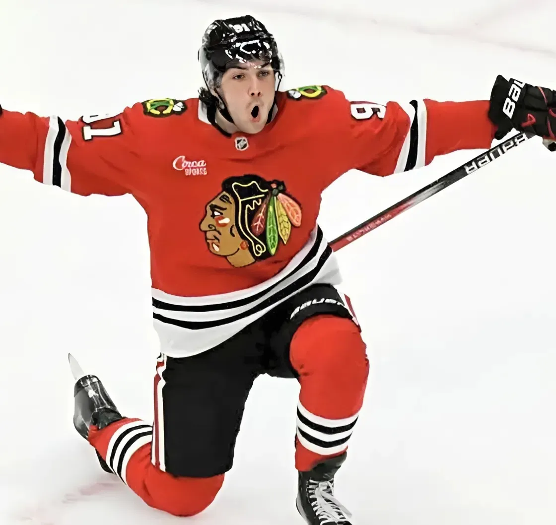 Chicago Blackhawks’ 21-year-old forward lands Player of the Game honors at IIHF World Championships