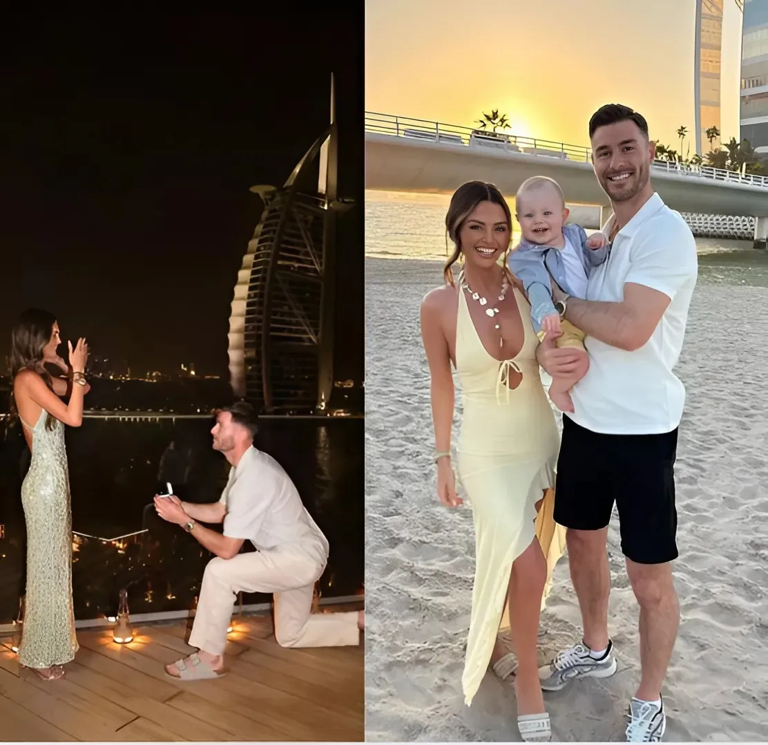 Love Island star engaged to 'love of her life' footballer after holiday proposal