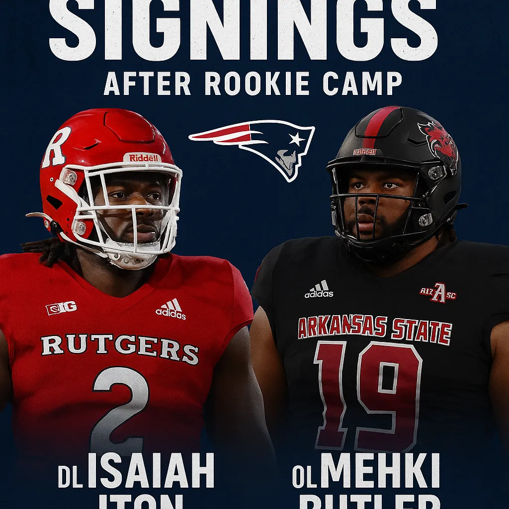 ROSTER UPDATE: Patriots Add Trenches Talent After Rookie Camp