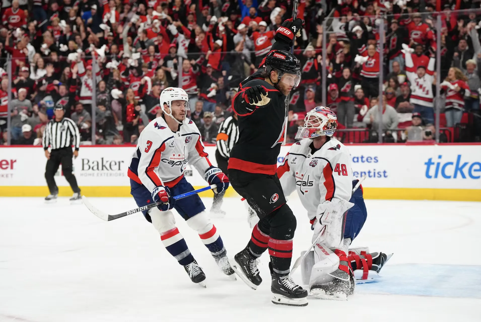 Capitals pushed to the brink after finding zero puck luck in Raleigh