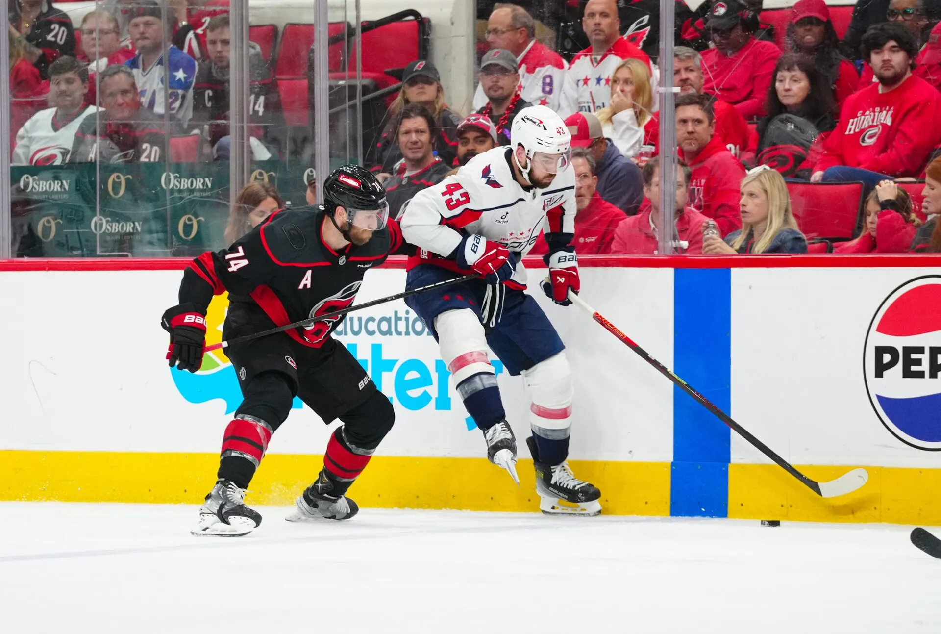 Tom Wilson mocks the Carolina Hurricanes’ storm surge which was both funny and ill-fated
