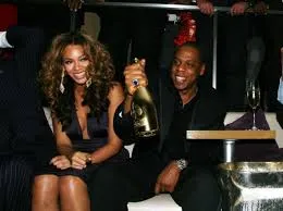 Enjoying the best things: Beyonce and Jay Z spared no expense buying a bottle of wine worth £1,730 and the most unique dishes at Jay Z’s 54th birthday party in France