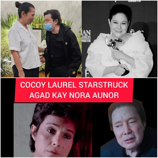 Cocoy Laurel Reveals Shocking First Encounter with Superstar Nora Aunor on Set of “Lollipops and Roses”—What She Said Left Him Speechless and Changed Everything Forever!