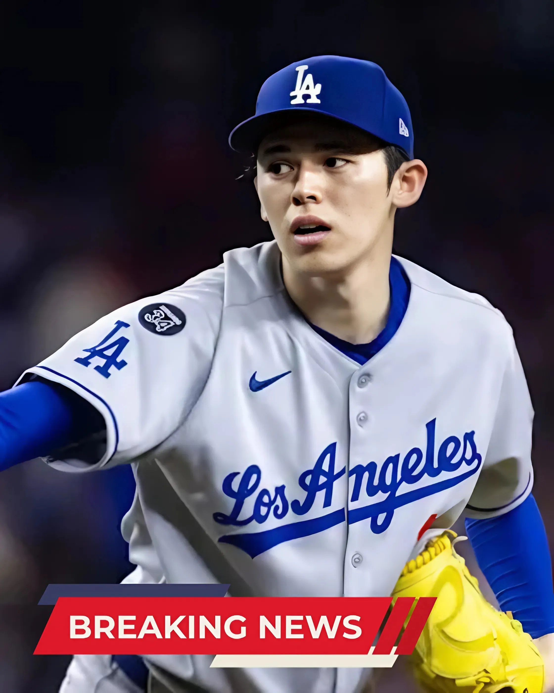 Dodgers Place Pitcher Roki Sasaki on IL With Shoulder Impingement