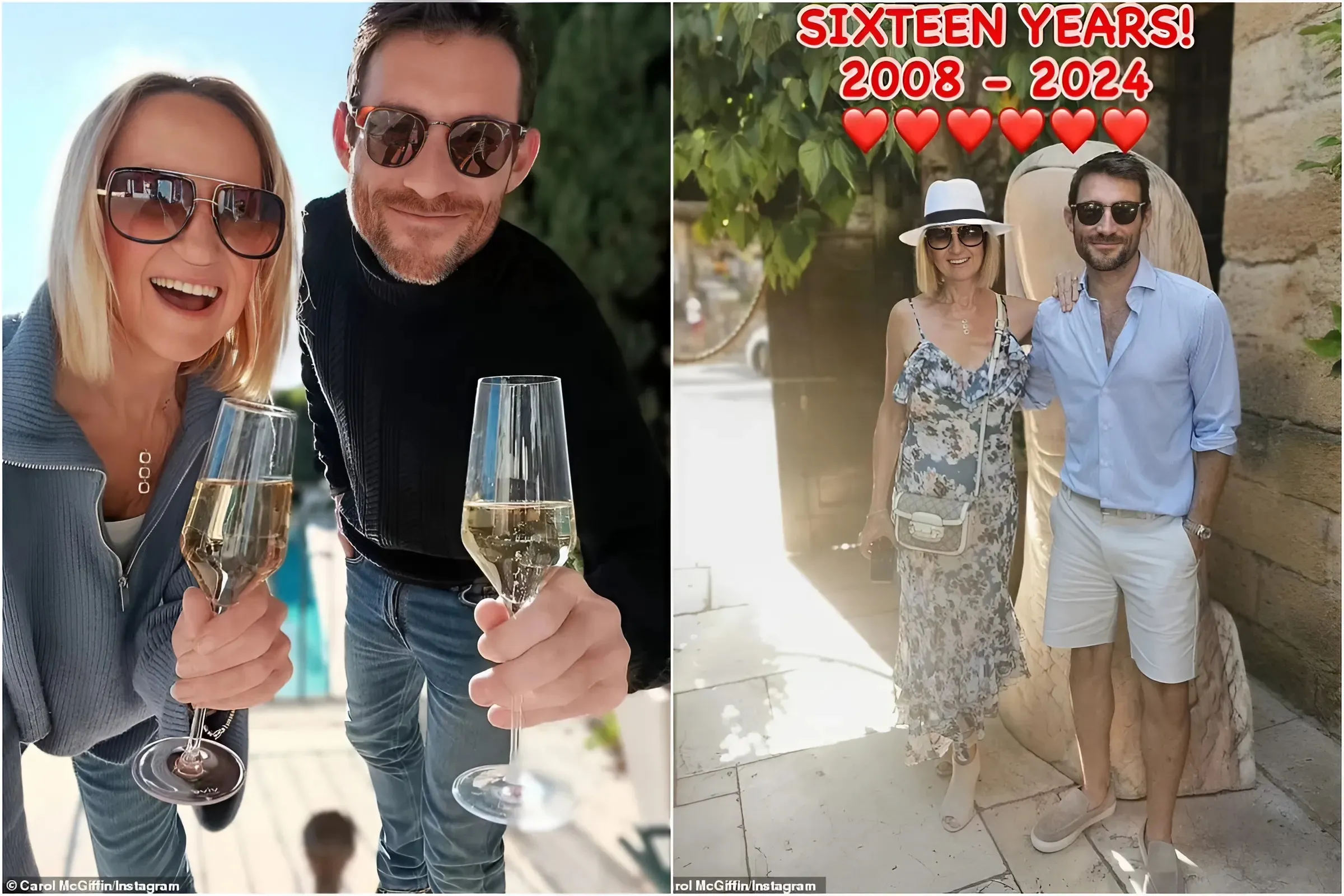 Carol McGiffin, 64, Affectionate with Her 43-Year-Old Younger Husband: Love Knows No Age! Sweet Moments on a Summer Day! trucc