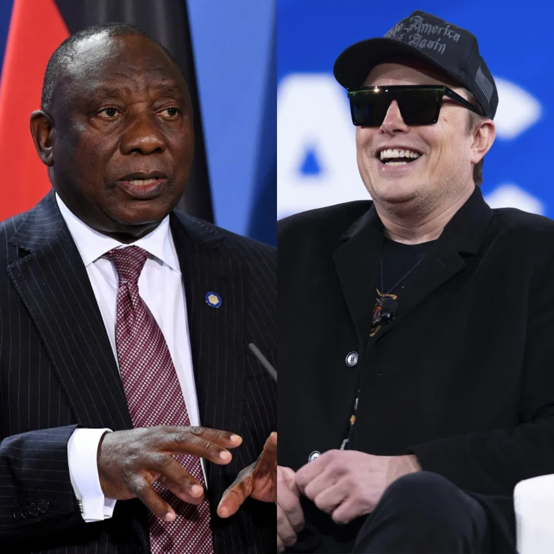 President Cyril Ramaphosa Calls White South African Emigrants to the US Cowards, Points Finger at Elon Musk
