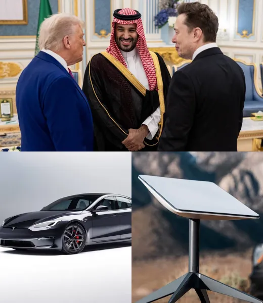Elon Musk Helps Saudi Arabia Whitewash Its Image While Securing $600 Billion Deal Through Tesla, Satellites, and Tunnels