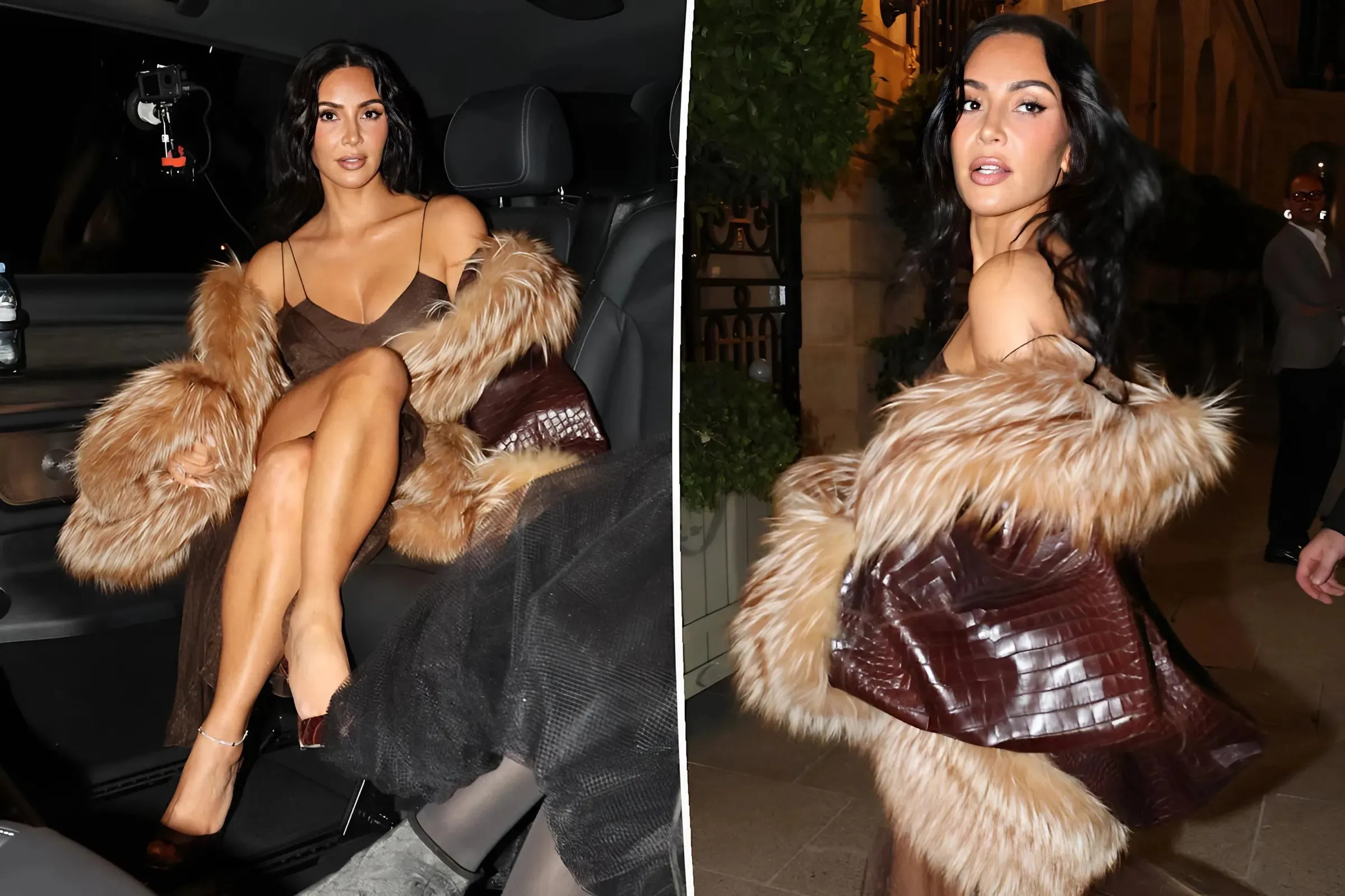 Kim Kardashian exudes glamour in fur-trimmed coat after flaunting diamonds during Paris robbery trial