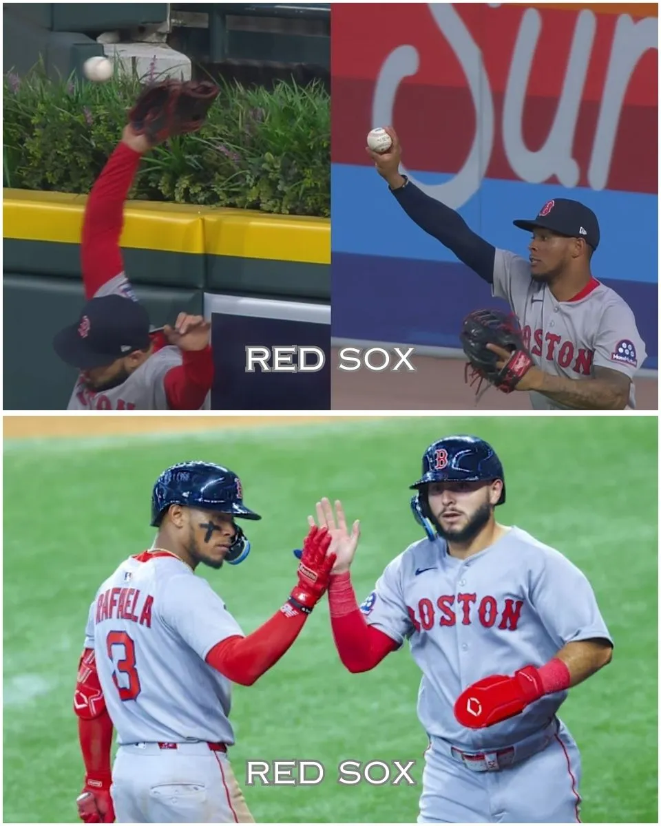 Boston Red Sox's Wilyer Abreu, Ceddanne Rafaela Team Up For Wild Home Run Robbery