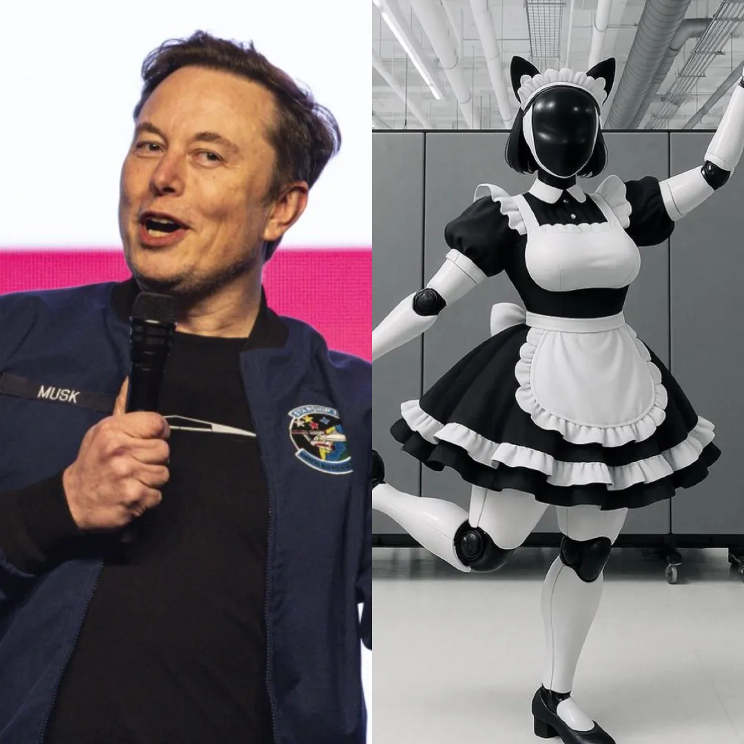 Elon Musk Plans to Launch $199,999 S-xy Maid Robot Amid Global Population Crisis Concerns