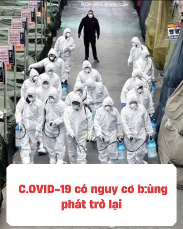 C.O.VID-19 có dấu hiệu b:;ùng ph:át trở lại