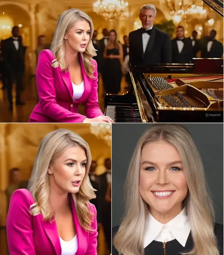 Libertarian Artist Challenges Karoline Leavitt to Play Piano, Her Talent Silences the Room