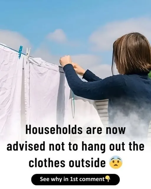 HT10. Why is it not recommended to hang out the clothes outside?