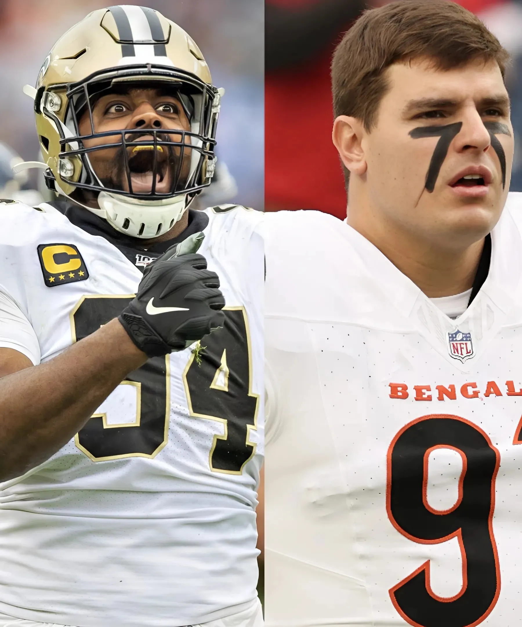 Saints' Cam Jordan Has 9-Word Take On Bengals' Trey Hendrickson