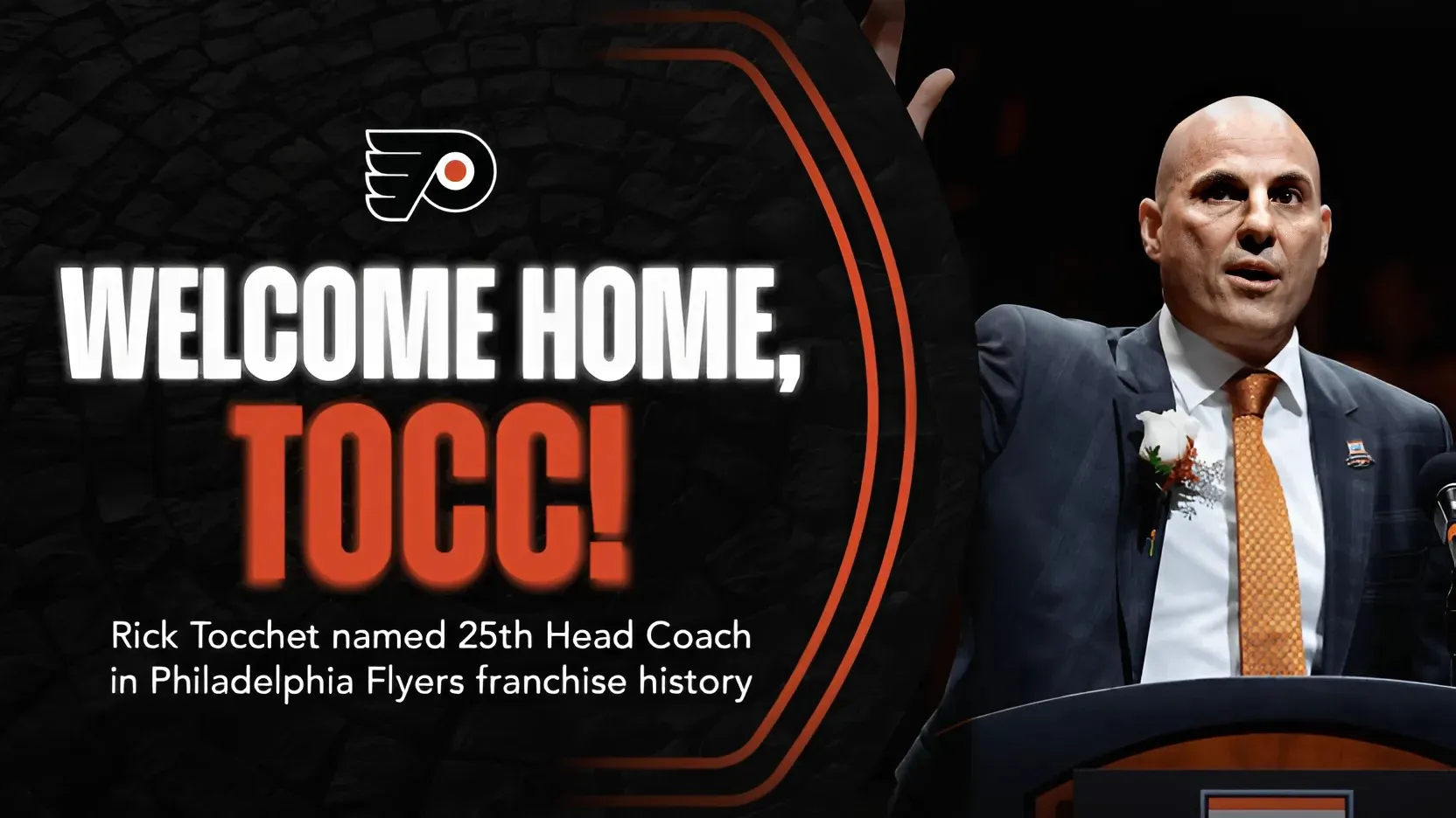 Flyers Name Rick Tocchet Head Coach