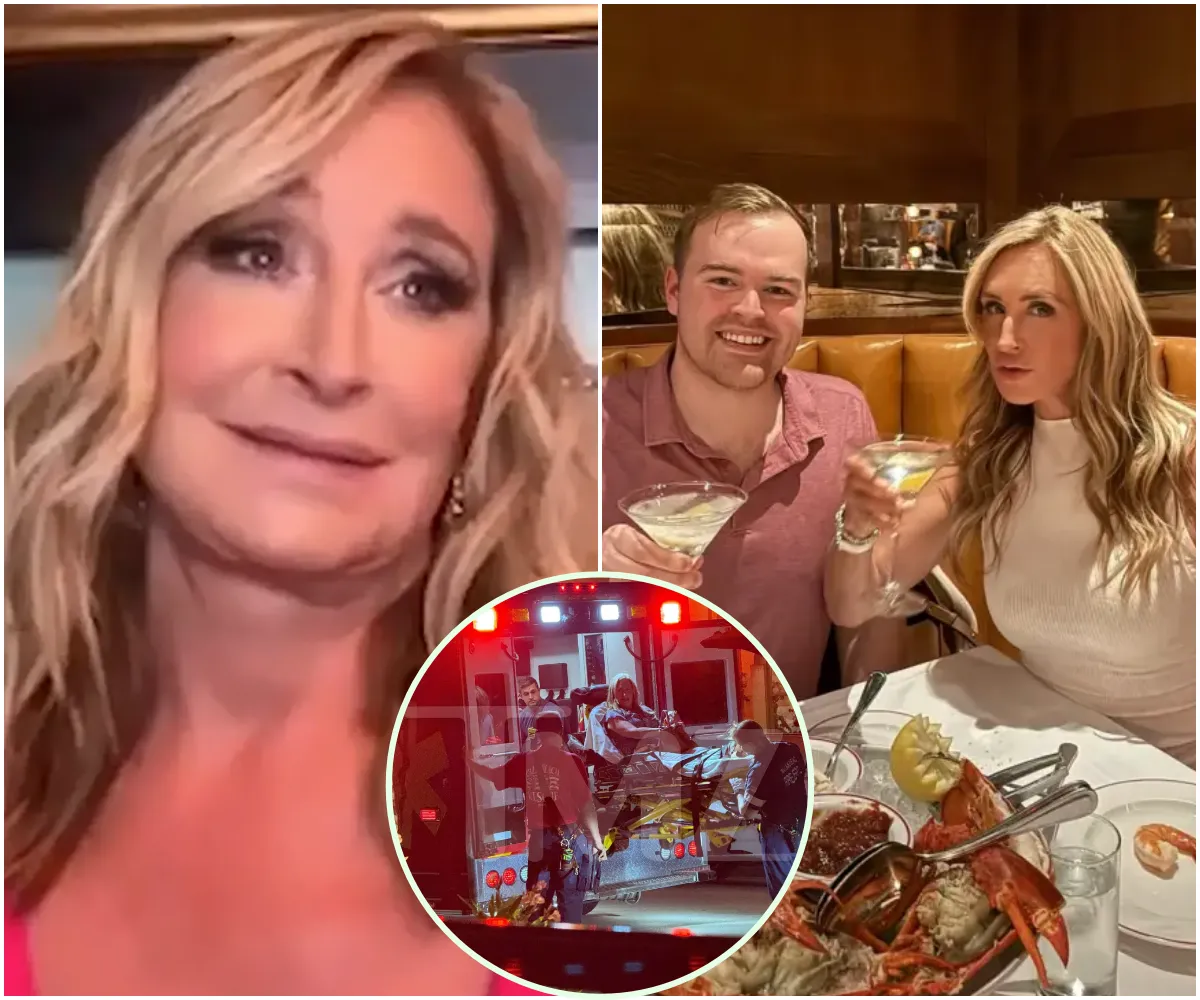 Sonja Morgan has another dramatic dinner — this time ending in an ambulance - suong