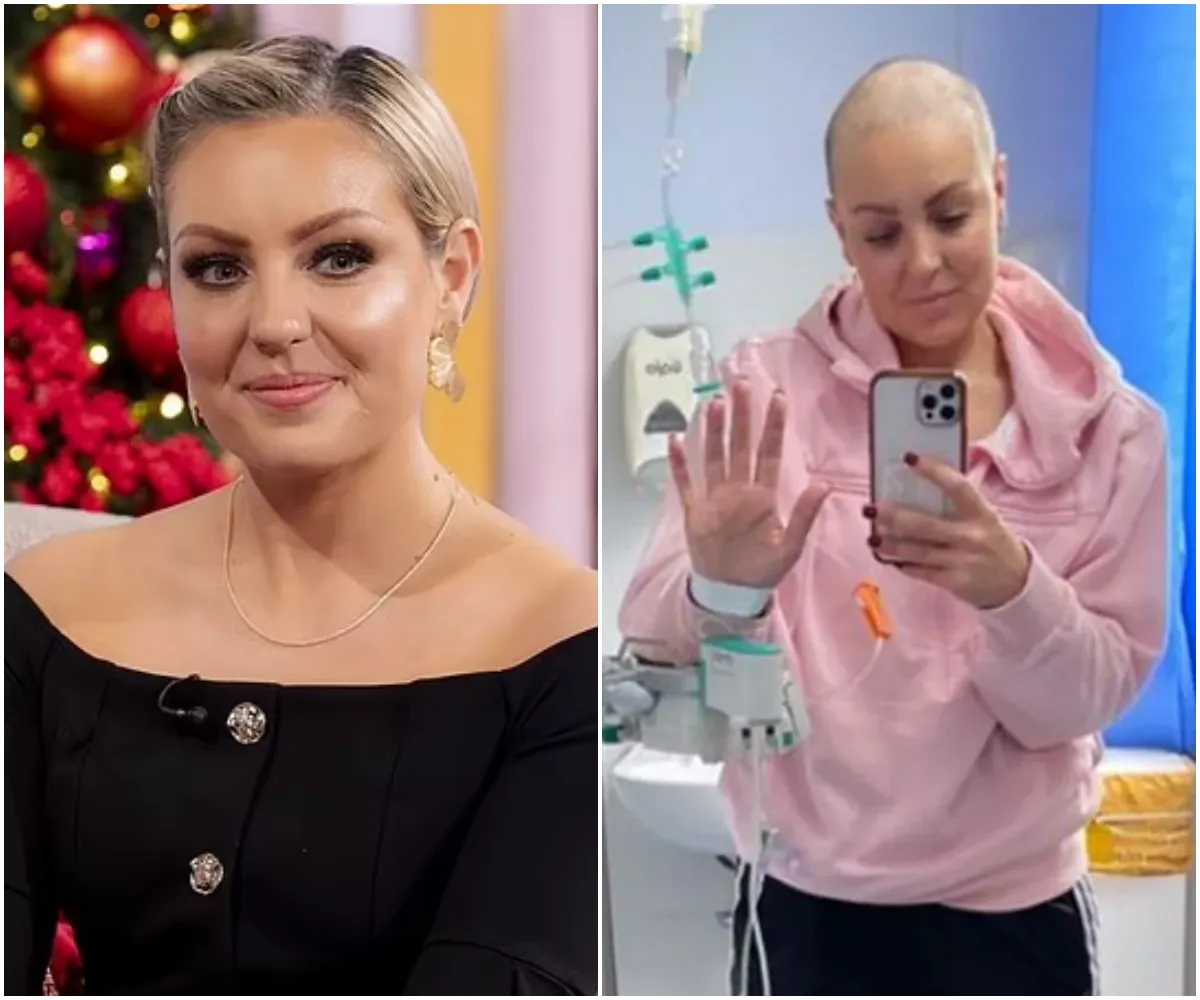Strictly's Amy Dowden shares snap from hospital in latest health update - one year after she was given the all-clear from cancer - suong