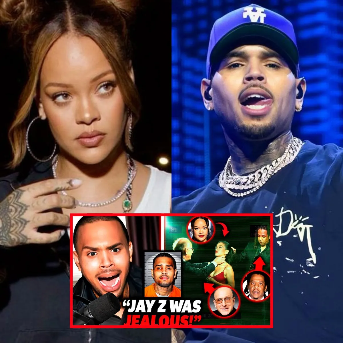 Chris Brown Sh0cked When Admitting Rihanna Sc@ndal Was Planned By Clive Davis And Jay Z