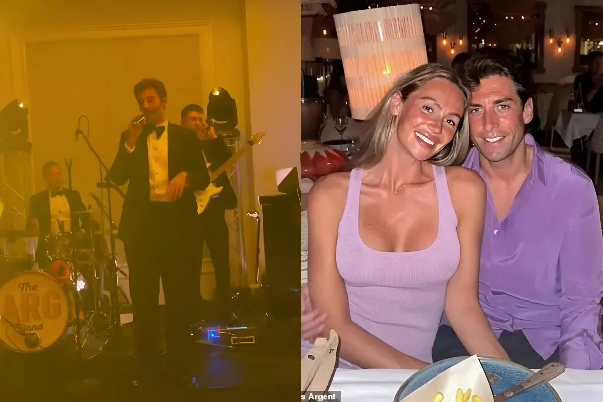 James Argent seen for the first time since suspended jail sentence for pushing ex Nicoline Arthursson down steps in Spain as he performs at charity event in London liennhi