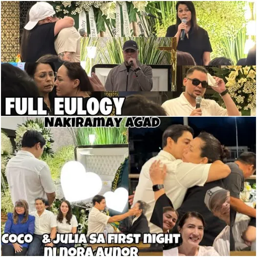 NORA AUNOR FIRST NIGHT, COCO AND JULIA IMMEDIATELY WENT TO NORA AUNOR'S BURN