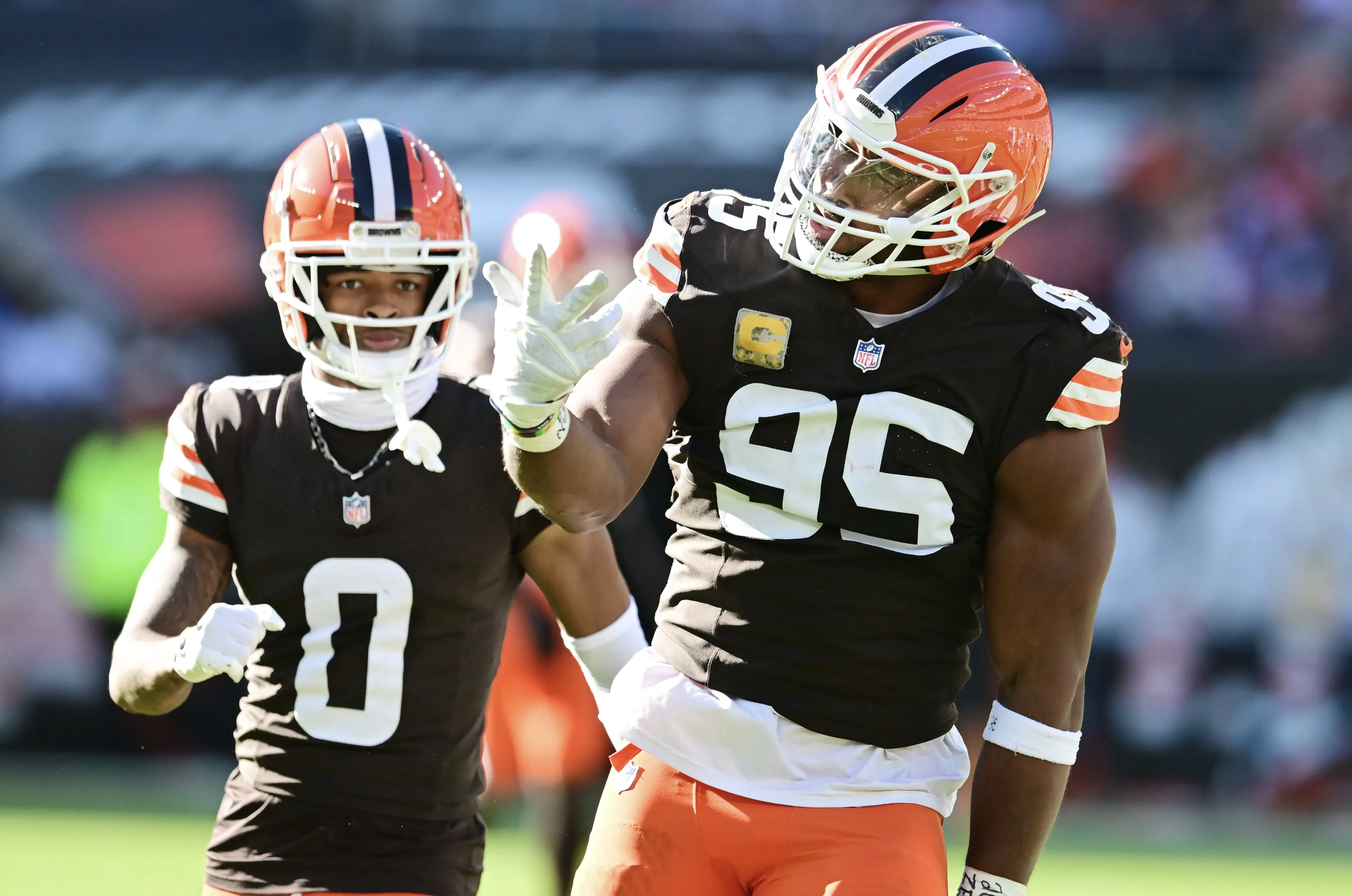 How Cam Newton responded when asked if Myles Garrett was wrong for taking $160 million over winning