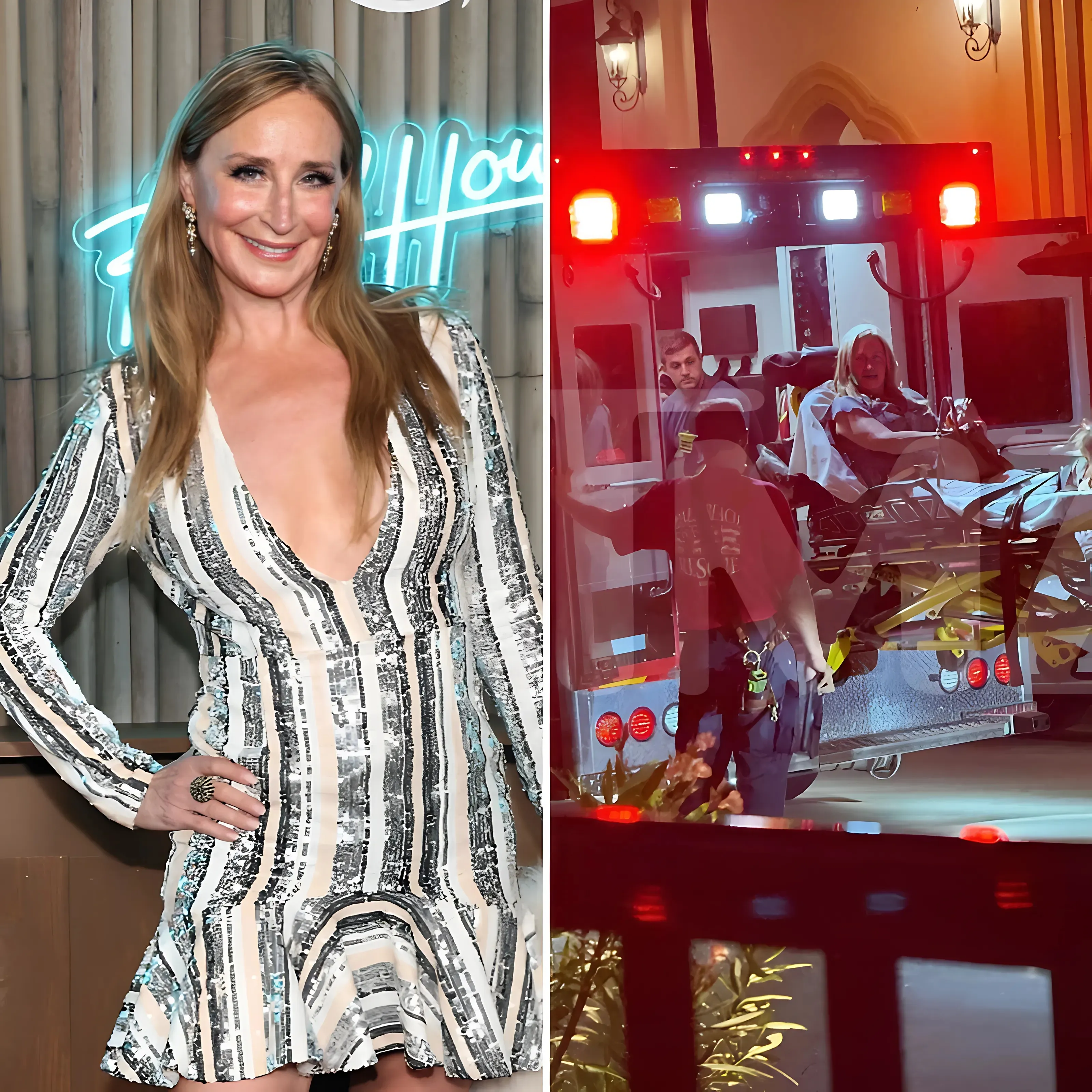 Sonja Morgan has another dramatic dinner — this time ending in an ambulance
