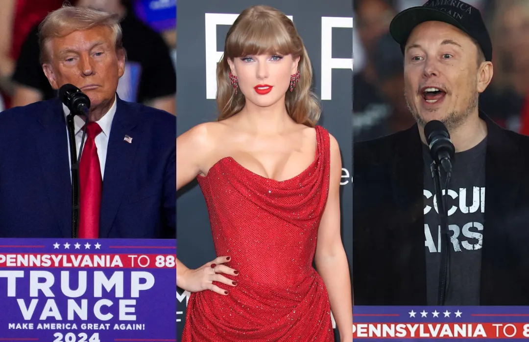 Elon Musk Joins Trump to Attack Taylor Swift — She’s Now the Punching Bag of America’s Power Duo
