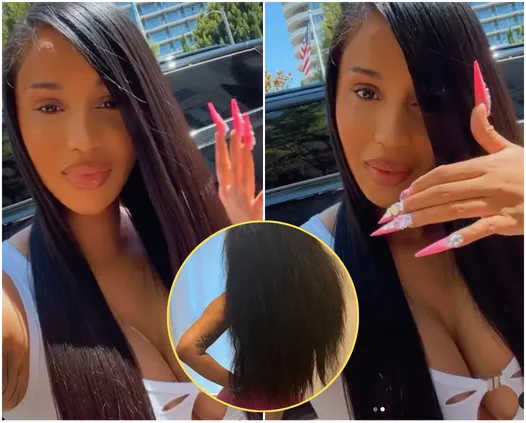 Cardi B Reveals Kitchen Staples That Helped Her Achieve Tailbone-Length Hair: A Closer Look at Her Hair Journey