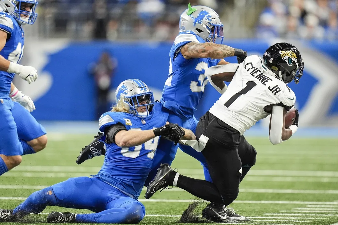 Lions are not yet concerned about Alex Anzalone missing offseason work