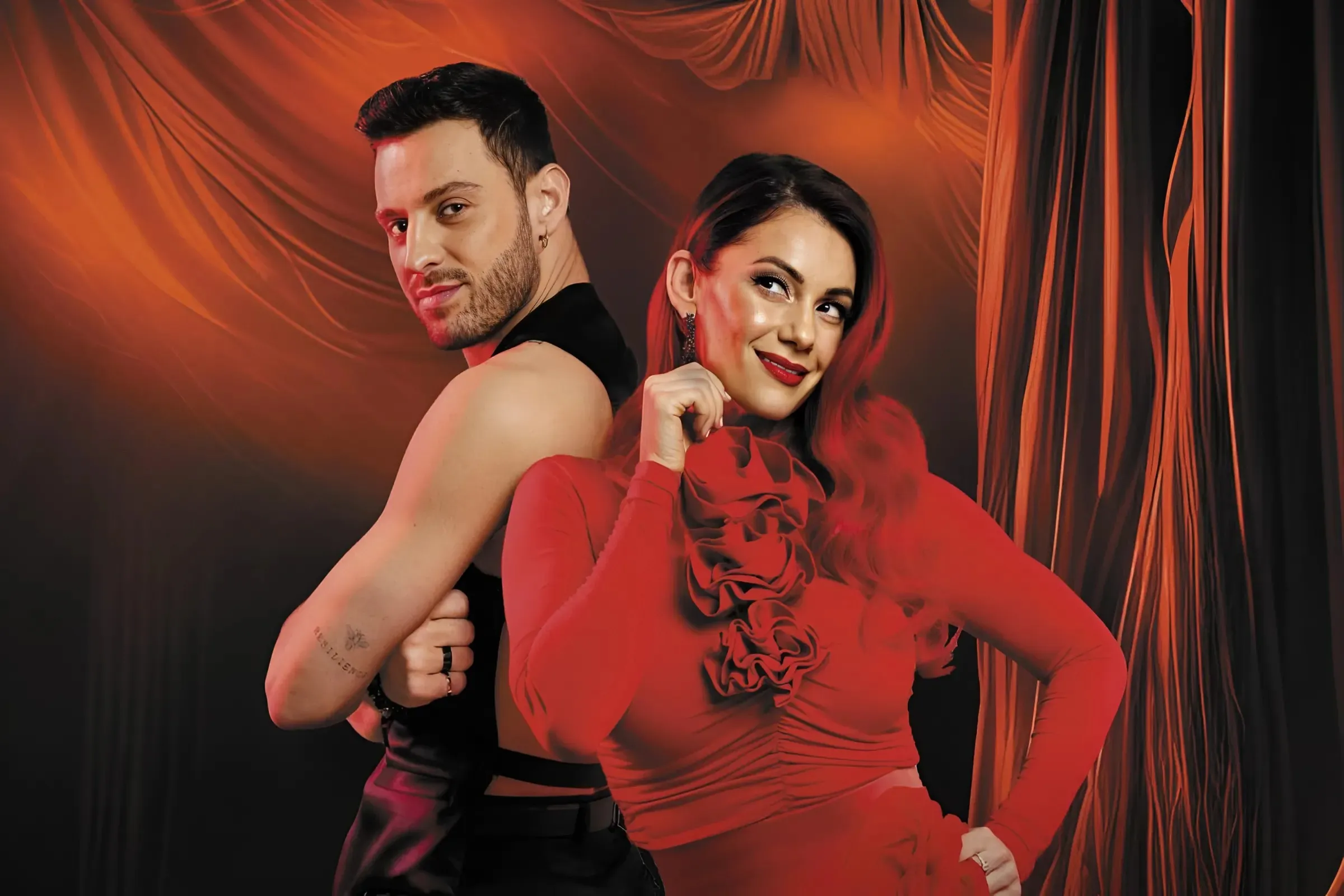 They're red-hot and ready: Strictly Come Dancing stars Dianne Buswell and Vito Coppola are coming to Shrewsbury and Birmingham