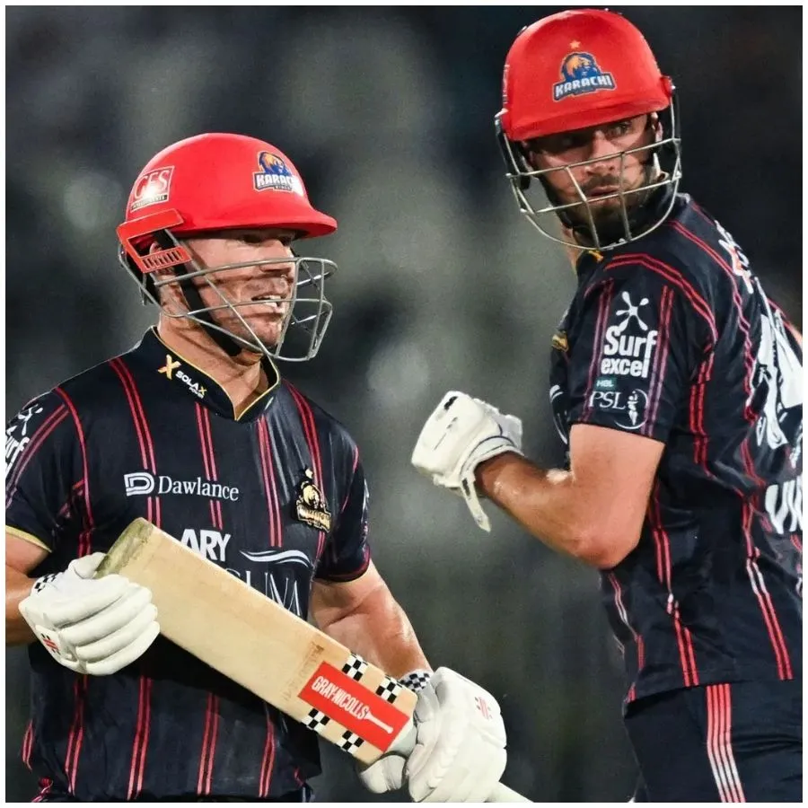 Warner out-guns Babar to lock up PSL finals spot