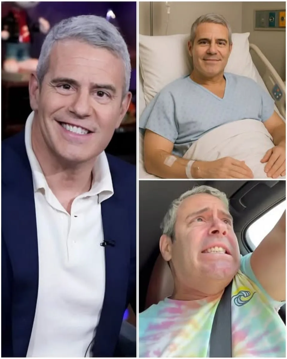 Andy Cohen hospitalized after a violent altercation at a bank while heroically protecting an 81-year-old woman—His current condition has fans extremely worried